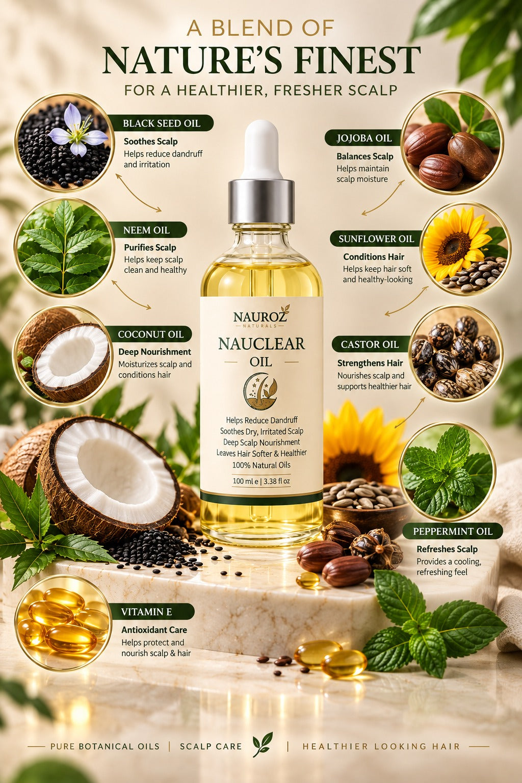 NauClear Anti-Dandruff Oil
